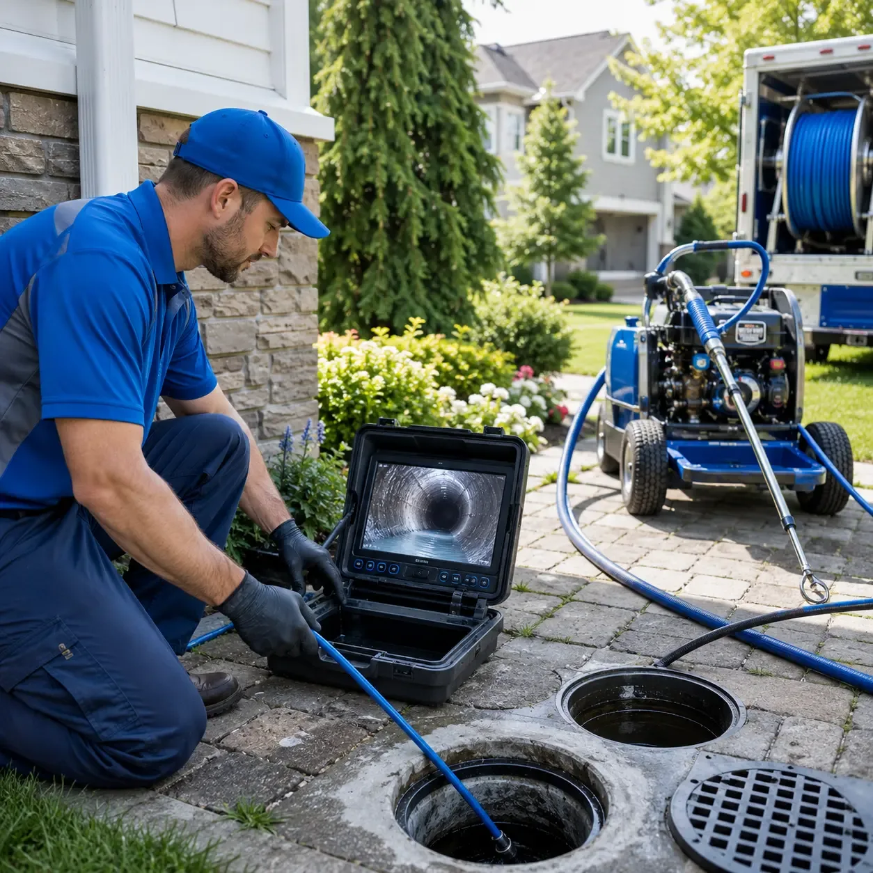 Outdoor drain cleaning professionals serving Water Mill, NY